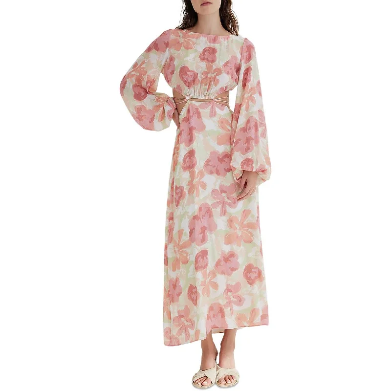 women's mini dressesSignificant Other Womens Floral Long Maxi Dress