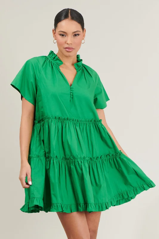 Elegant DressPallas Poplin Tiered Mini Dress