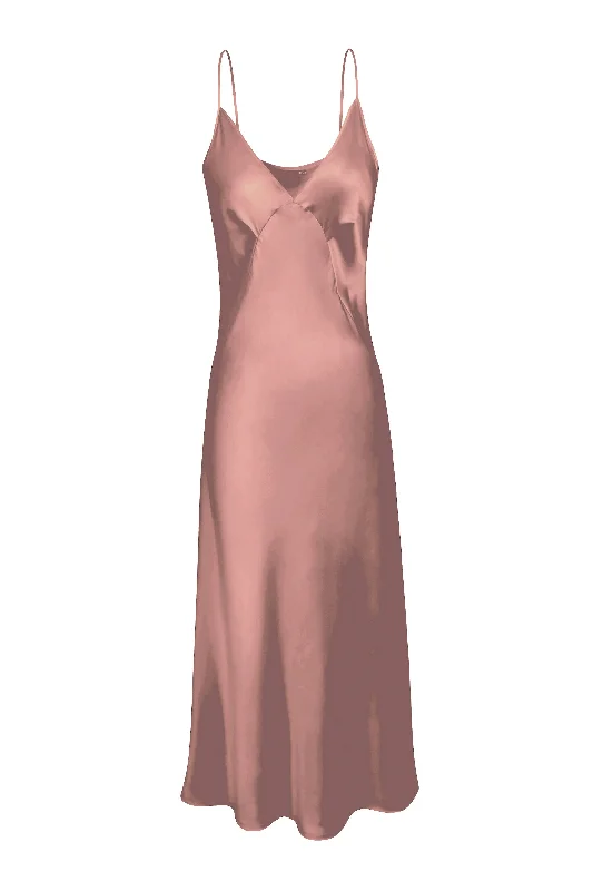 Nursing DressBM 7/8 Triangle Slip Dress - Mauve