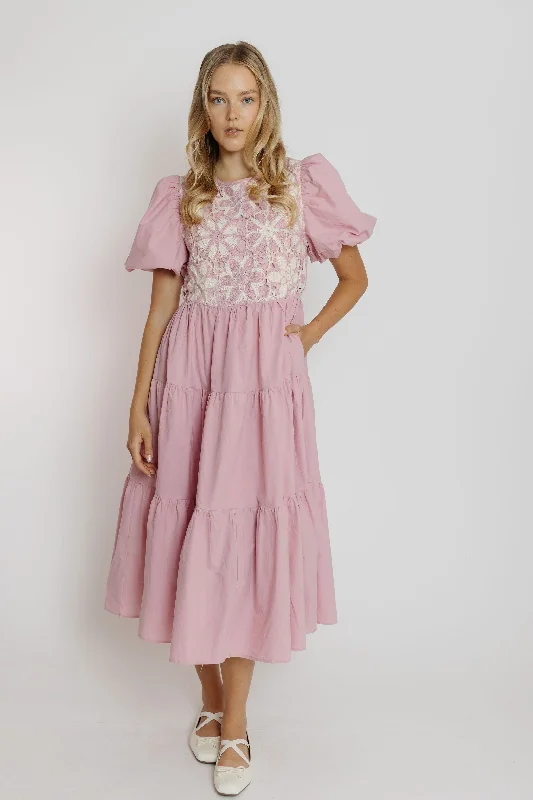 women's flowy dressesMaddie Dress in Ballerina Pink