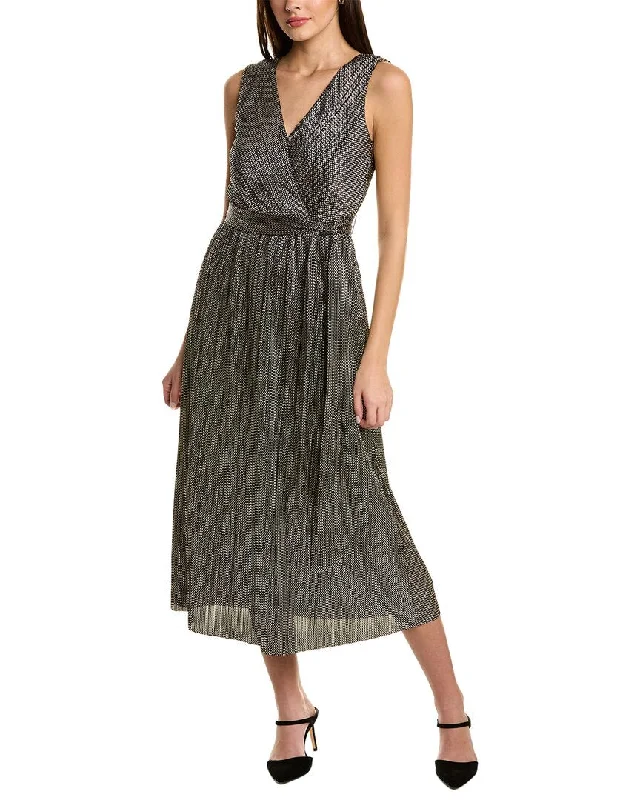 women's formal dressesAnne Klein Surplice Midi Dress