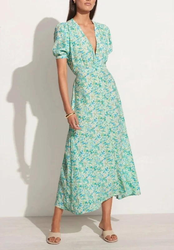 women's bridesmaid dressesBellavista Midi Dress in Varenna Floral Print