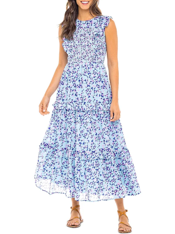 Bow-Tie DressIris Womens Cotton Long Midi Dress